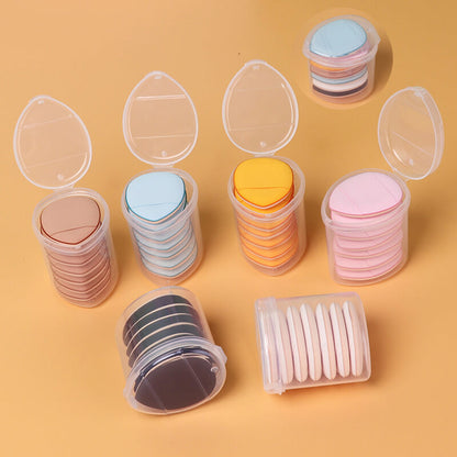 7 pcs small powder puff makeup sponge air cushion cream finger puff