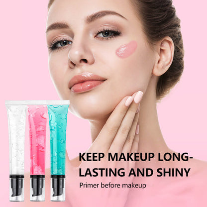3-Color Makeup Primer Setting Base Hydrating Moisturize Long-Lasting Non-Caking