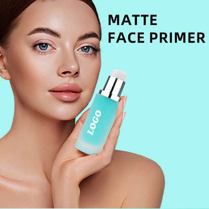 3-Color Makeup Primer Setting Base Blurs Pores Matte Finish Moisturizing Isolated 30ml