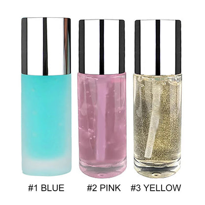 3-Color Makeup Primer Setting Base Blurs Pores Matte Finish Moisturizing Isolated 30ml