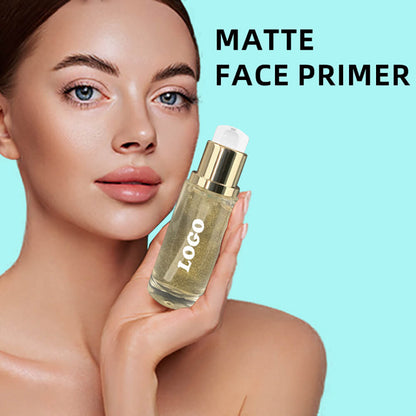 3-Color Makeup Primer Setting Base Blurs Pores Matte Finish Moisturizing Isolated 30ml
