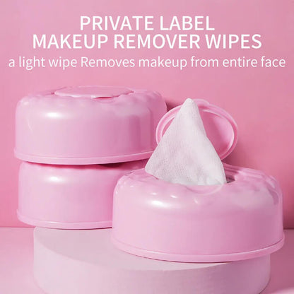 Makeup cleansing wipe remover pads gentle face clean 100 pcs