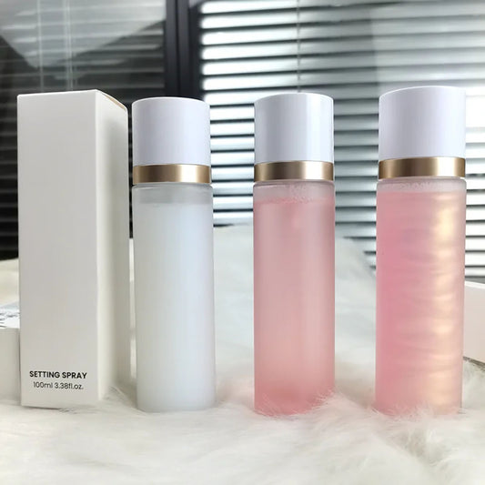 3 Colors Setting Spray Makeup Moisturizing Vegan Facial Setting Water 100ml