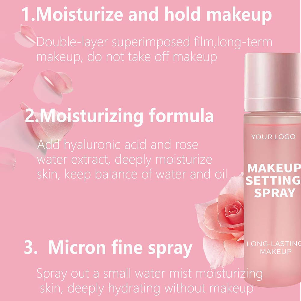 Spray fixateur de maquillage hydratant, régulateur de sébum, eau fixatrice 100 ml