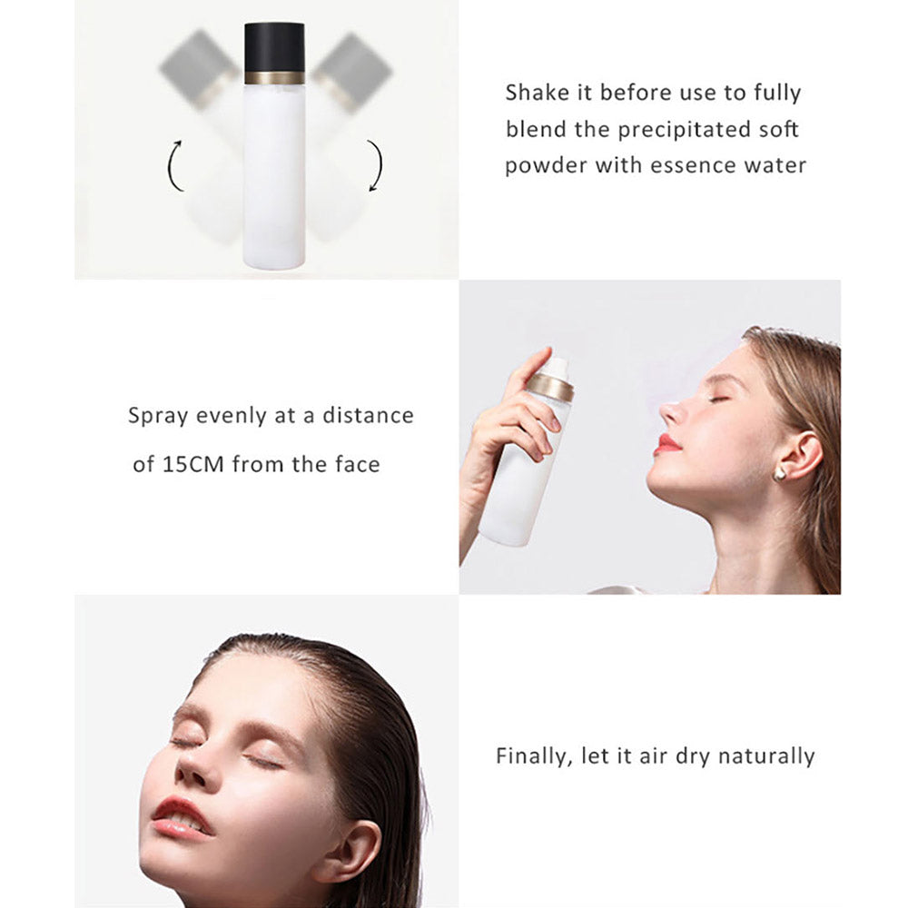 3 Colors Setting Spray Makeup Moisturizing Vegan Facial Setting Water 100ml