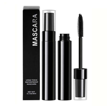 Mascara 4D en fibres de soie, volume épais, recourbant, waterproof, sans bavure 