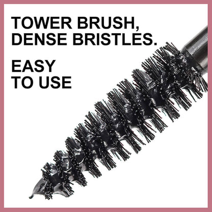 Black mascara volume long thick curling no smudge waterproof