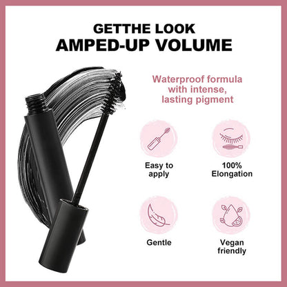 Black mascara volume long thick curling no smudge waterproof