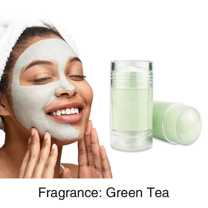 Face mask stick clay mask green tea cleansing oil control moisturizing