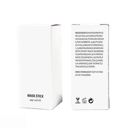 Face mask stick clay mask green tea cleansing oil control moisturizing