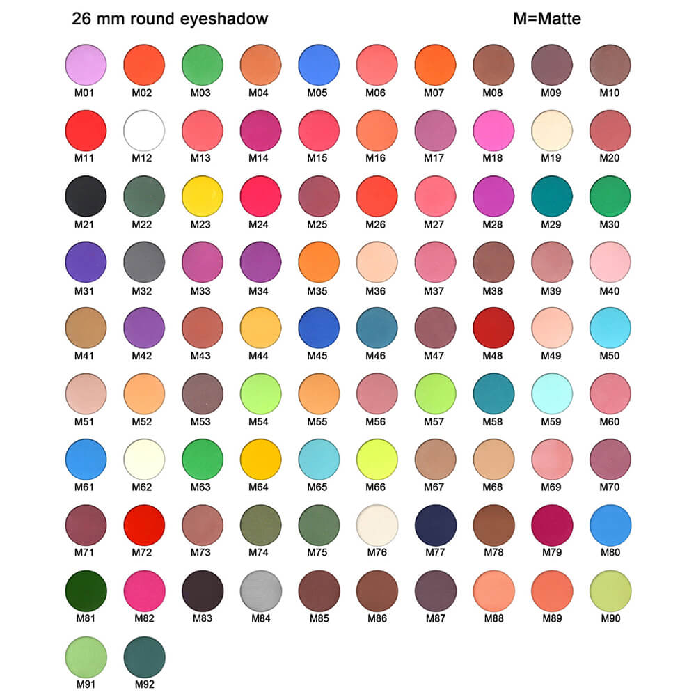 30 color DIY eyeshadow palette 26mm long lasting high pigmented