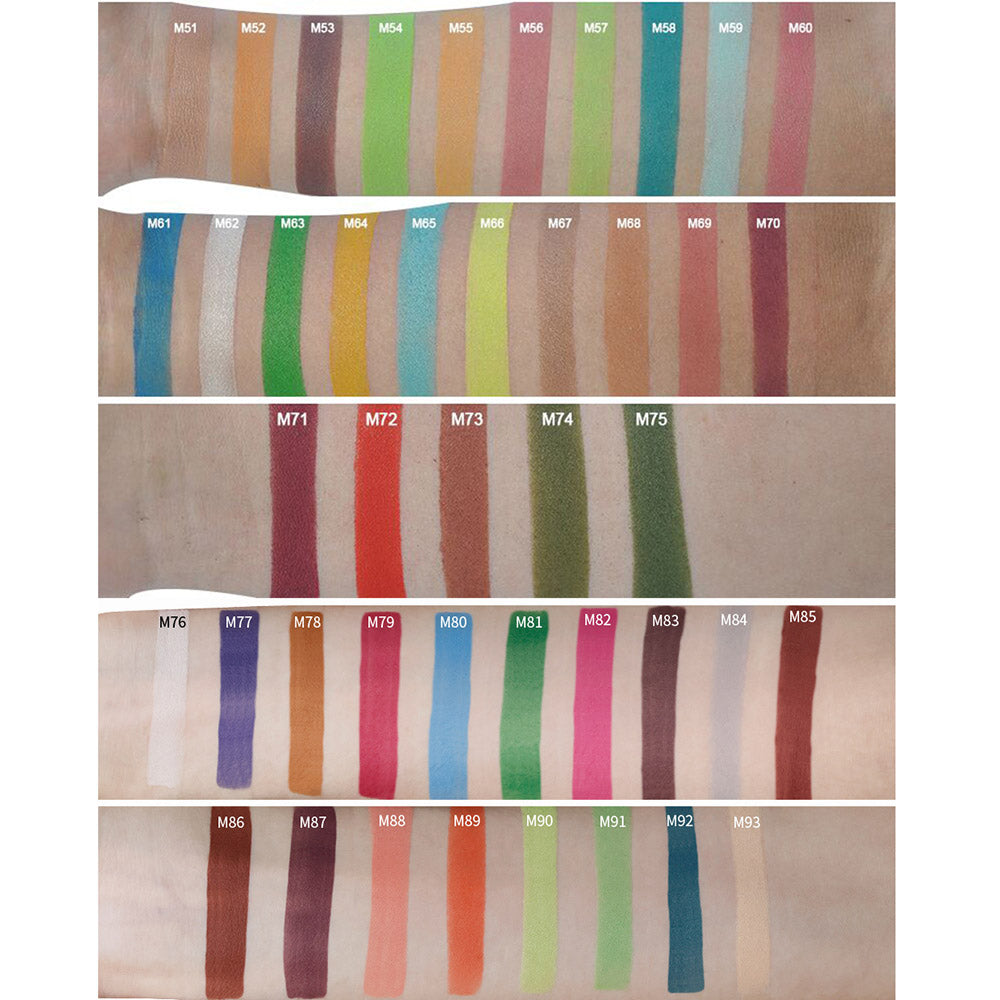 15 Color Diy Eyeshadow Palette 26mm Matte Shimmer Long Lasting Multi-Color