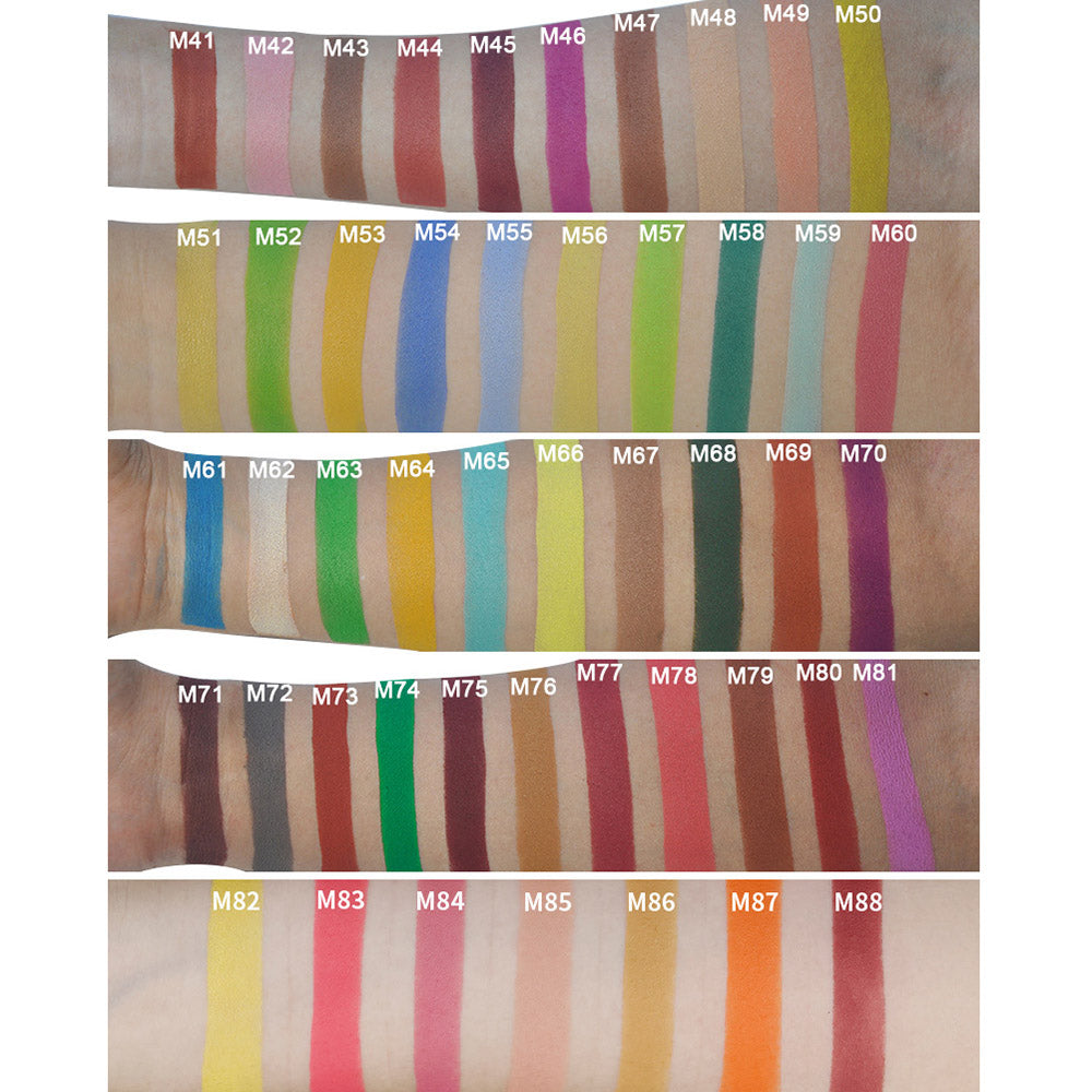 12 Color Diy Eyeshadow Palette Matte Glitter 22mm High Pigmented Waterproof