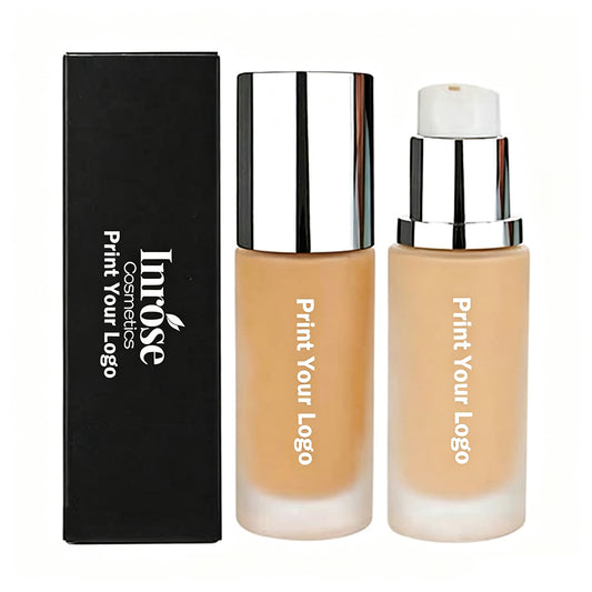 18 Color Matte Liquid Foundation Makeup Base Full Cover Waterproof Tan Brown