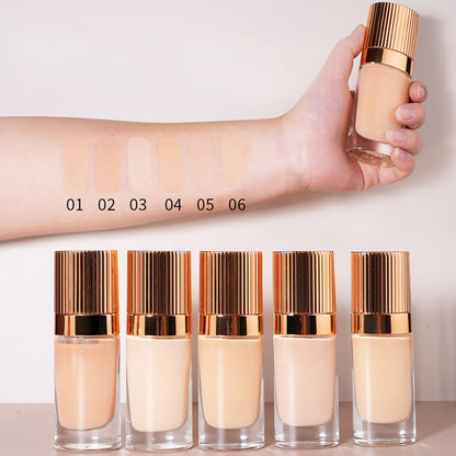 24 Color Matte Foundation Full Coverage Waterproof Long Lasting Medium Tanned Skin