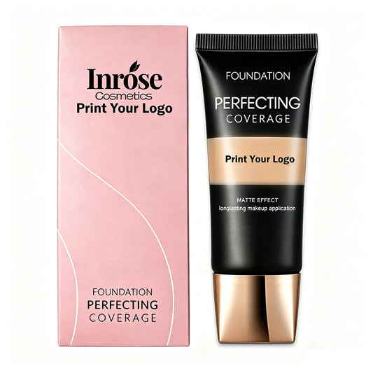19 Color Matte Foundation Full Coverage Liquid Concealer Tan Brown No Logo
