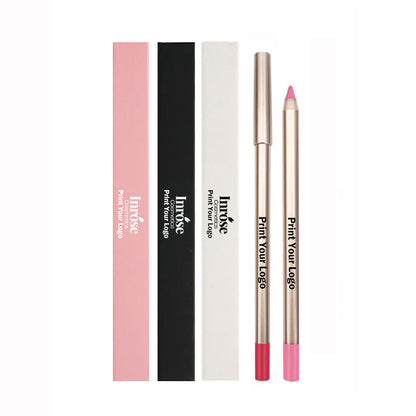 15 color matte lip liner gold lip pencil waterproof high pigmented