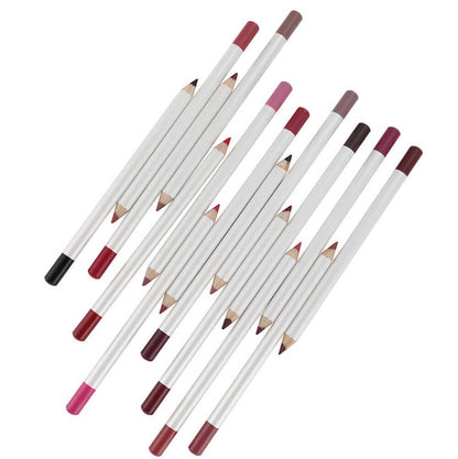 25 color matte lip liner lip color pencil white high pigmented
