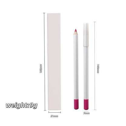 25 Color Matte Lip Liner Lip Color Pencil White High Pigmented