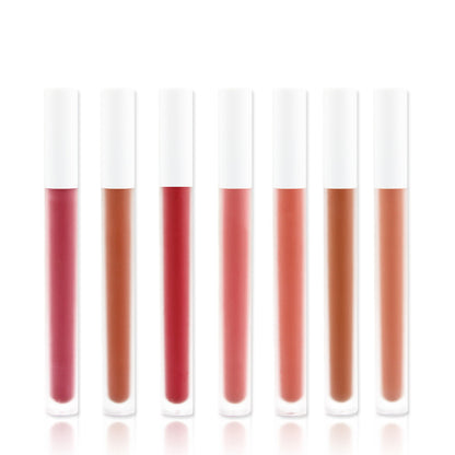 7 Color Matte Lipstick Moisturizing Lip Gloss Velvet Lip Glaze No Dry
