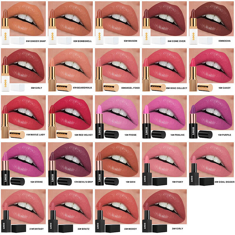 Matte lipstick sample set 103 (4 pieces matte lipstick & free shipping)