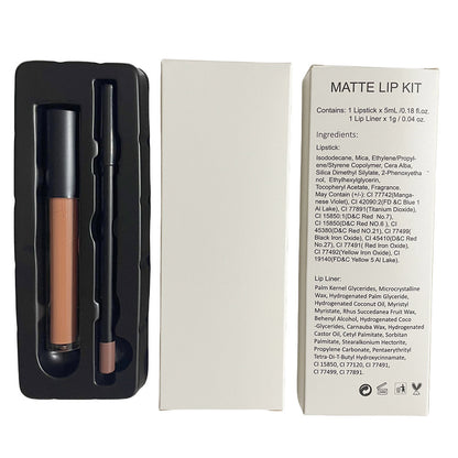 30 Color Liquid Lipstick Lip Liner Set Matte Lipstick Kit Long Lasting Waterproof