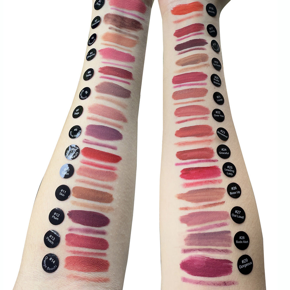 30 Color Liquid Lipstick Lip Liner Set Matte Lipstick Kit Long Lasting Waterproof