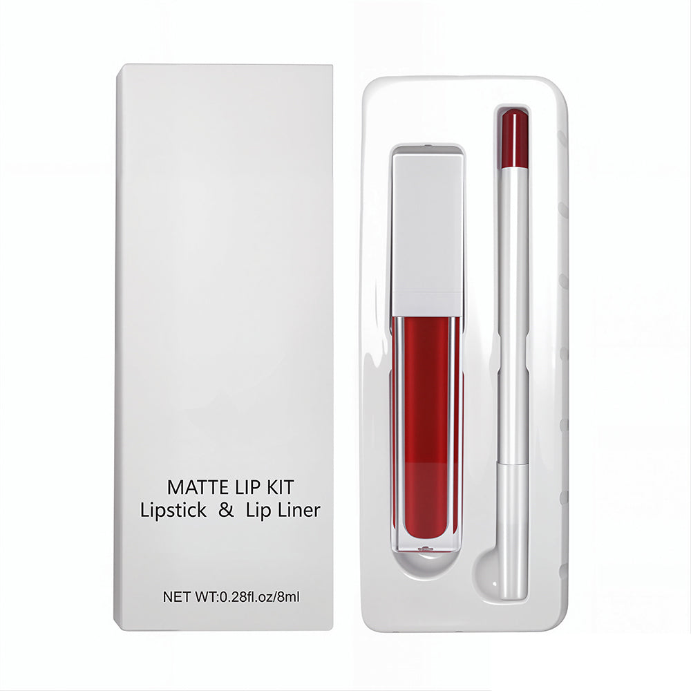 21 Color Liquid Lipstick & Lip Liner Set Matte Waterproof Long Lasting Vegan