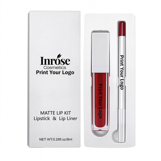 Coffret de 21 rouges à lèvres liquides et crayons à lèvres mats longue tenue