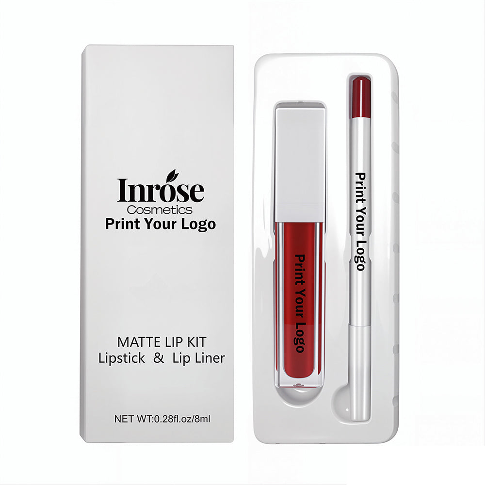 21 Color Liquid Lipstick & Lip Liner Set Matte Waterproof Long Lasting Vegan