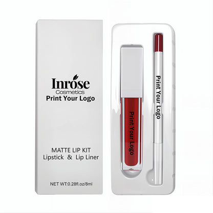 21 Color Liquid Lipstick & Lip Liner Set Matte Waterproof Long Lasting Vegan