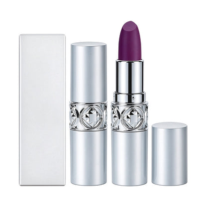 24 Color Nude Lipstick Matte Cream Waterproof Long Lasting Silver Tube