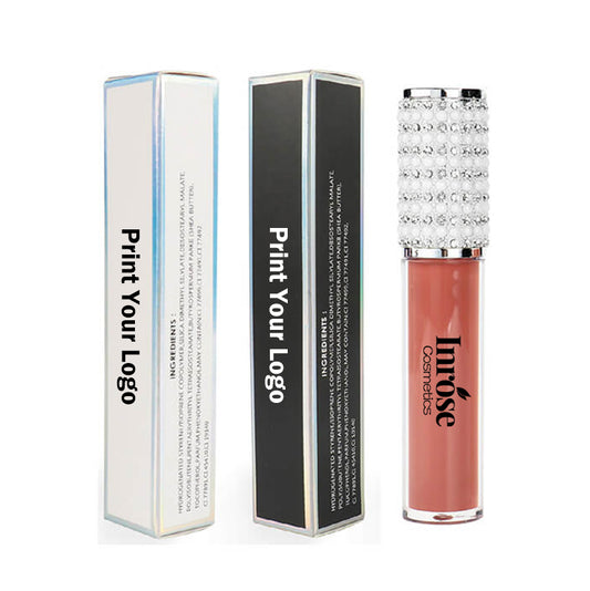 40 color liquid matte lipstick non-stick waterproof silver pearl tube (color 01-30)