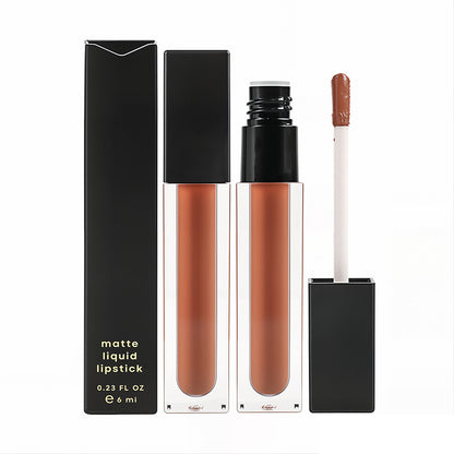 24 Color Matte Liquid Lipstick Non-Stick Long Lasting Waterproof Square Tube