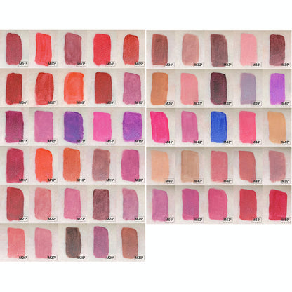 Rouge à lèvres liquide mat longue tenue et waterproof, 55 couleurs (couleurs 01 à 32) 