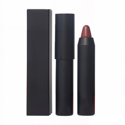 12 Color Crayon Lipstick Matte Velvet Moisturizing Long-Lasting Vegan