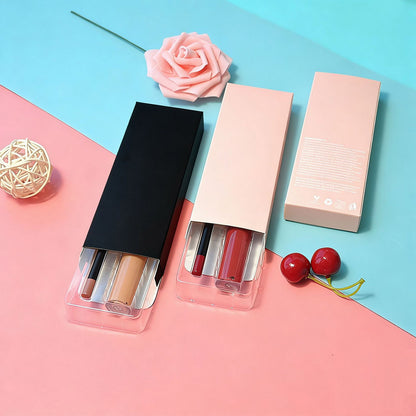 20 Color Matte Lipstick Lip Liner Kit Diy Lipstick Set Non-Stick Long Lasting