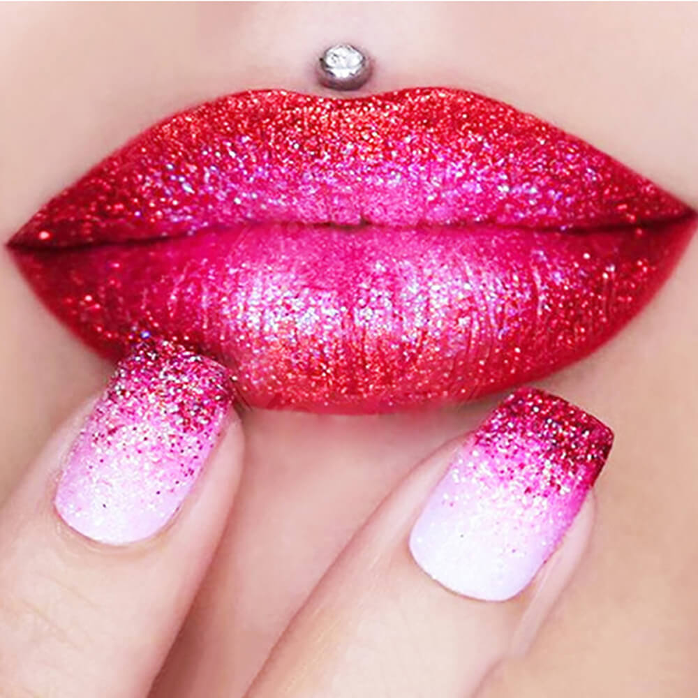 6 color matte liquid lipstick metallic chameleon long lasting waterproof