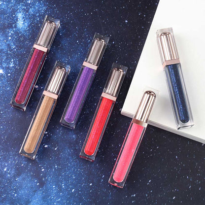 Rouge à lèvres liquide mat 6 couleurs, effet caméléon métallique, longue tenue et waterproof 