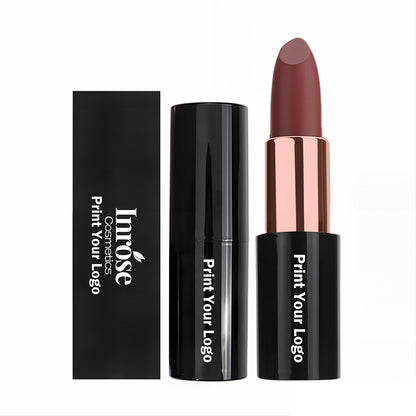 24 Color Matte Lipstick Nude No Dry Lips High Pigment Waterproof Magnetic Tube