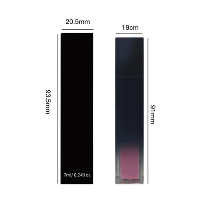 8 color liquid lipstick matte nonstick gradient tube