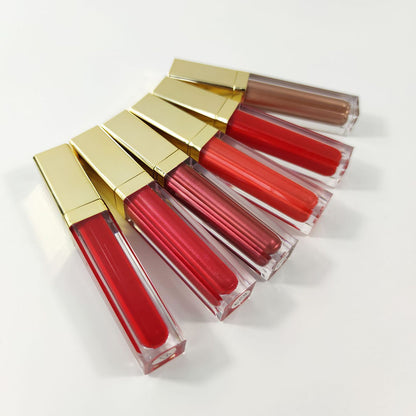 30 Color Matte Liquid Lipstick Long Lasting Waterproof Gold Tube