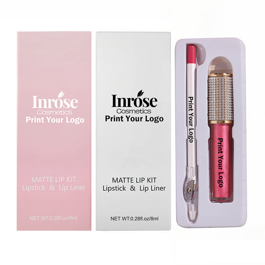49 Colors Matte Liquid Lipstick & Lip Liner Set Waterproof Lip Kit Long Lasting