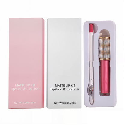 49 Colors Matte Liquid Lipstick & Lip Liner Set Waterproof Lip Kit Long Lasting