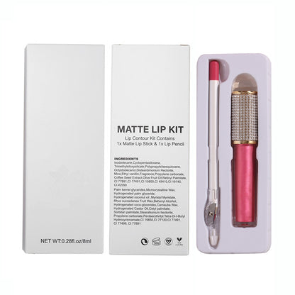 49 Colors Matte Liquid Lipstick & Lip Liner Set Waterproof Lip Kit Long Lasting