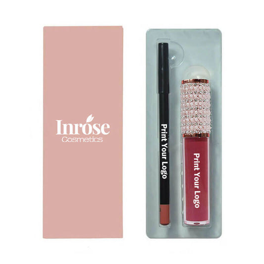 20 color matte lipstick lip liner kit diy lipstick set non-stick long lasting