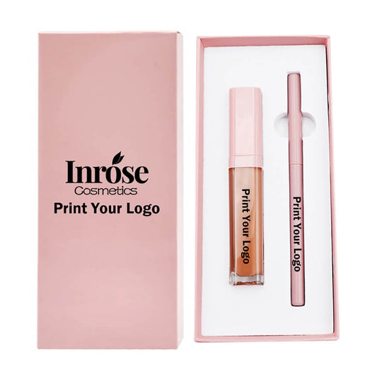 16 color 2 in 1 matte liquid lipstick lip liner set long lasting high pigment