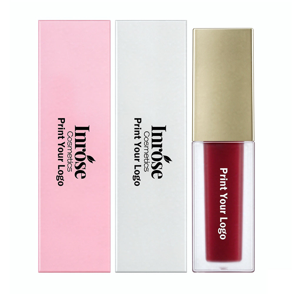 Rouge à lèvres liquide mat longue tenue, tube doré, 55 couleurs (couleurs 01 à 30)