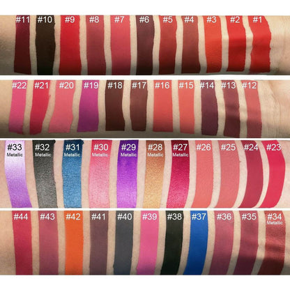 125 Colors Matte Liquid Lipstick Non-Stick Waterproof Long Lasting Print Your Logo