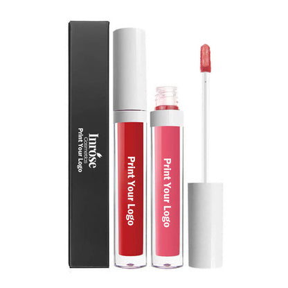 24 color matte liquid lipstick long lasting waterproof not stick white tube